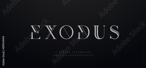 Abstract scifi modern logo alphabet font. Science fiction typography sport, technology, fashion, digital, future creative logos fonts. vector illustration