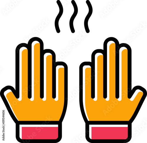 Smelly Hands Vector Icon
