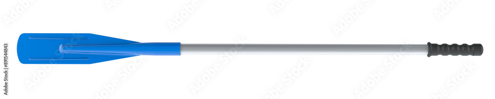 One Boat Oar or Kayak Paddle, 3D rendering isolated on transparent background One Boat Oar or Kayak Paddle, 3D rendering isolated on transparent background