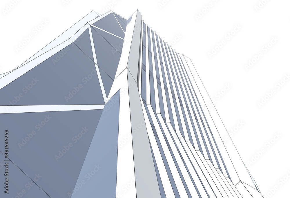 Abstract architecture 3d illustration Abstract architecture 3d illustration