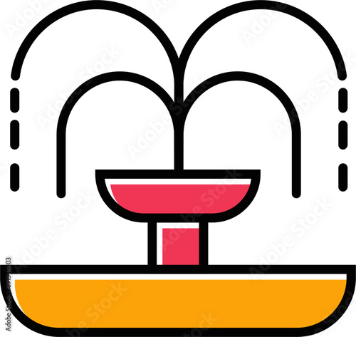 Fountain Vector Icon