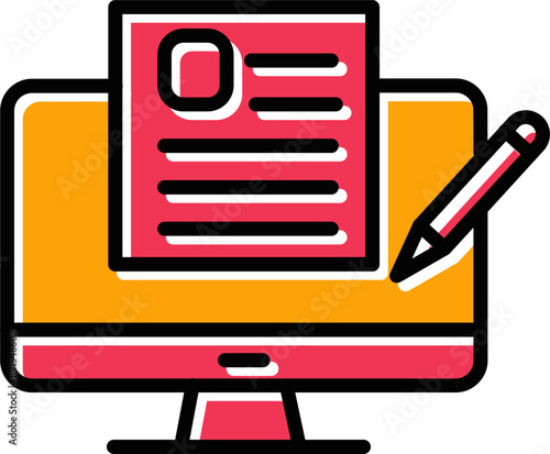 Blog Vector Icon