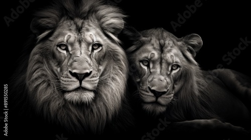 Majestic Lion Couple