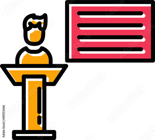 Seminar Vector Icon