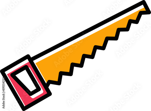 Handsaw Vector Icon