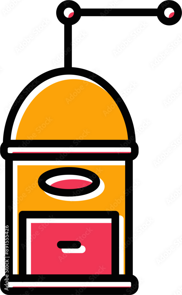 Coffee Grinder Vector Icon Coffee Grinder Vector Icon