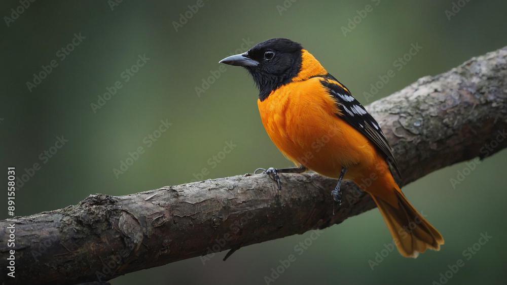 red headed woodpecker on branch, a bright robin bird sits on a flowering branch of an apple tree in a spring garden and sings
red headed woodpecker on branch, a bright robin bird sits on a flowering branch of an apple tree in a spring garden and sings