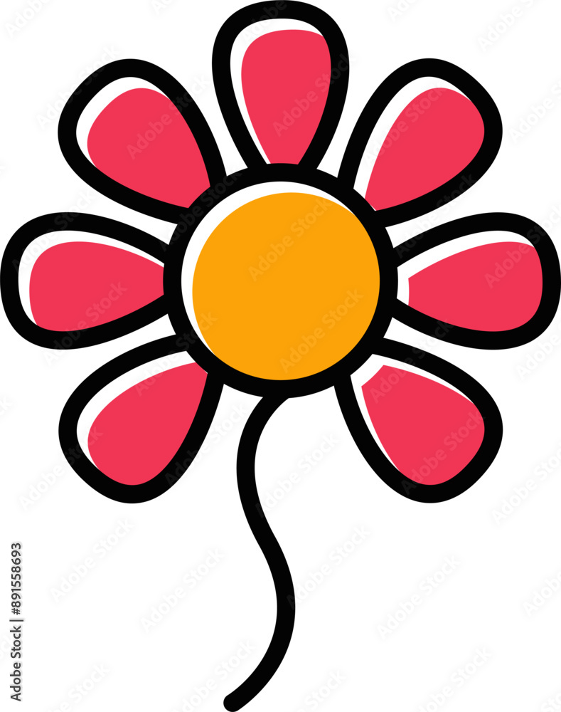 Small flowers Vector Icon Small flowers Vector Icon