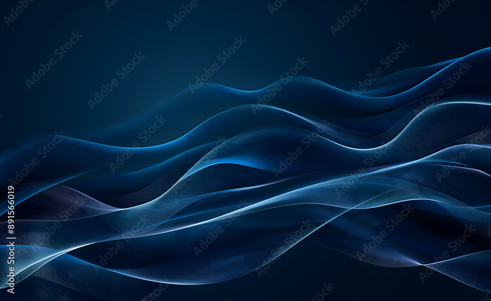 Technological Blue background white wavy lines vector illustration simple shapes red Wavy Lines Concept Technological Blue background white wavy lines vector illustration simple shapes red Wavy Lines Concept