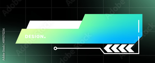 Modern pop up window illustration. Futuristic pop up interface.