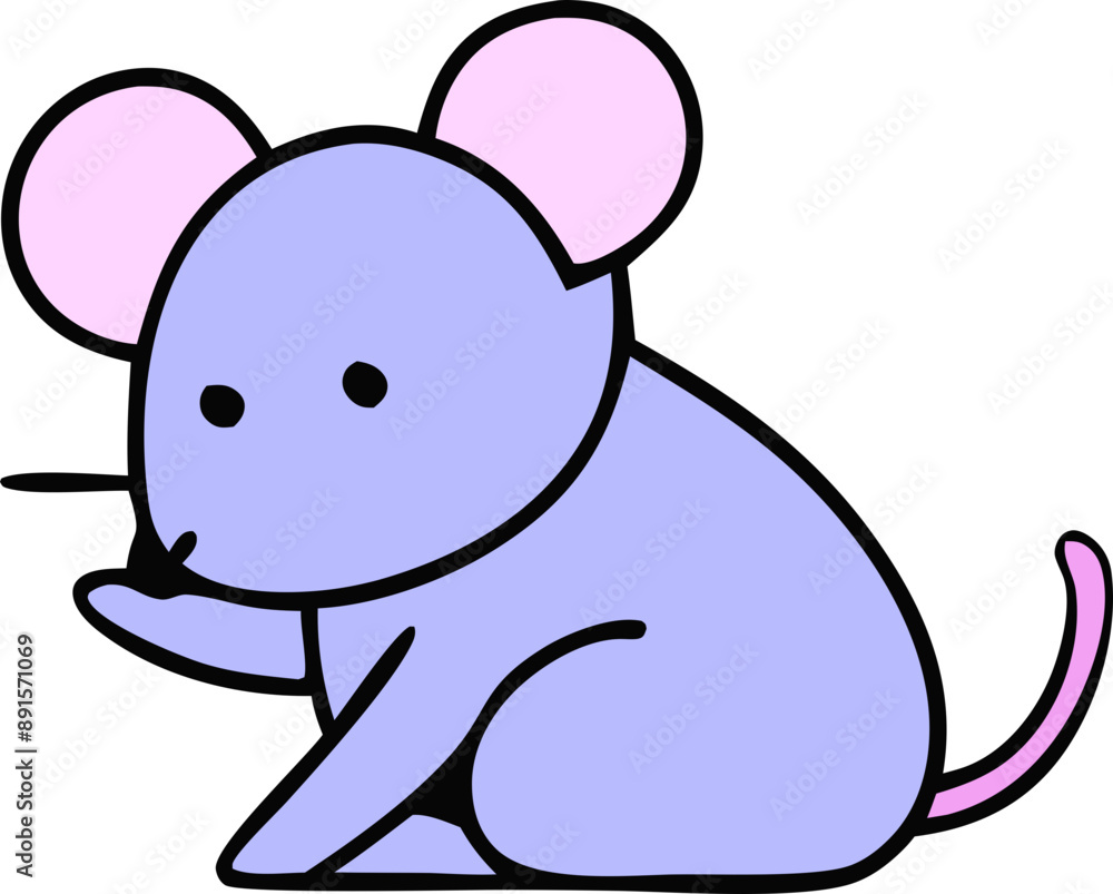 Fototapeta premium 쥐 캐릭터