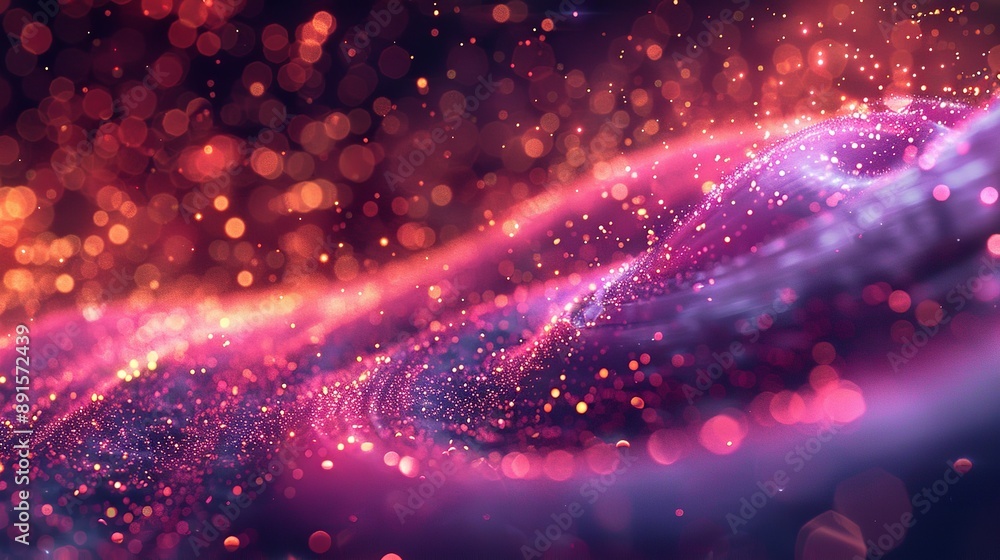 Fototapeta premium Blurry Wave of Light