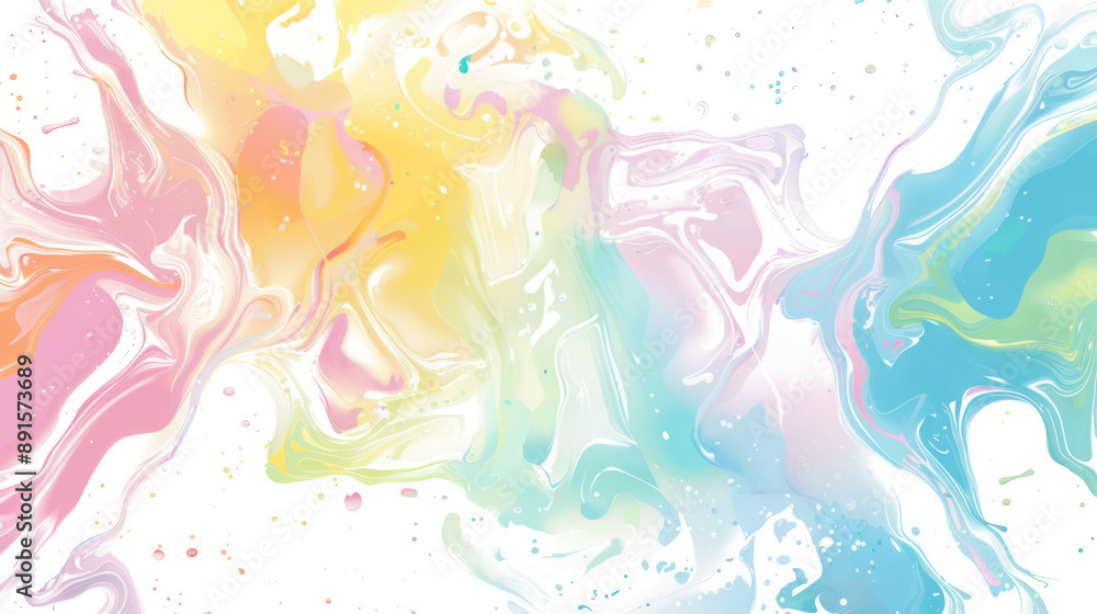 Abstract random color liquid marble background Abstract random color liquid marble background