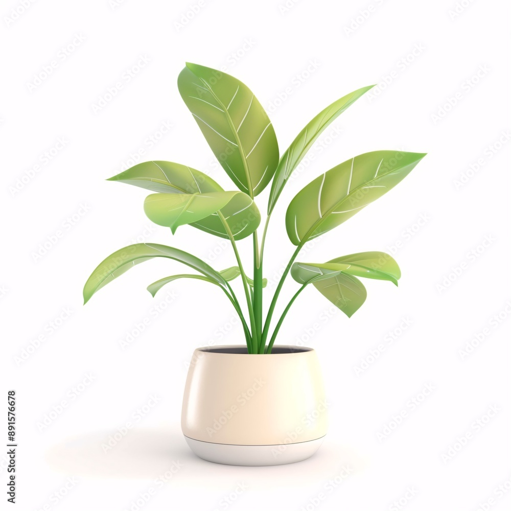 Transform Your Home with Air Purifying Plants: Modern Minimalist Pots & Kawaii 3D Clay Icons Transform Your Home with Air Purifying Plants: Modern Minimalist Pots & Kawaii 3D Clay Icons