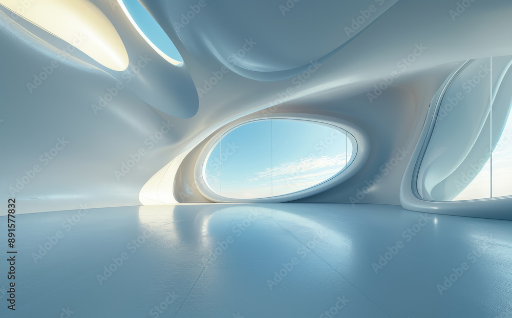Abstract Future Science and Technology Simple Building Background Abstract Future Science and Technology Simple Building Background
