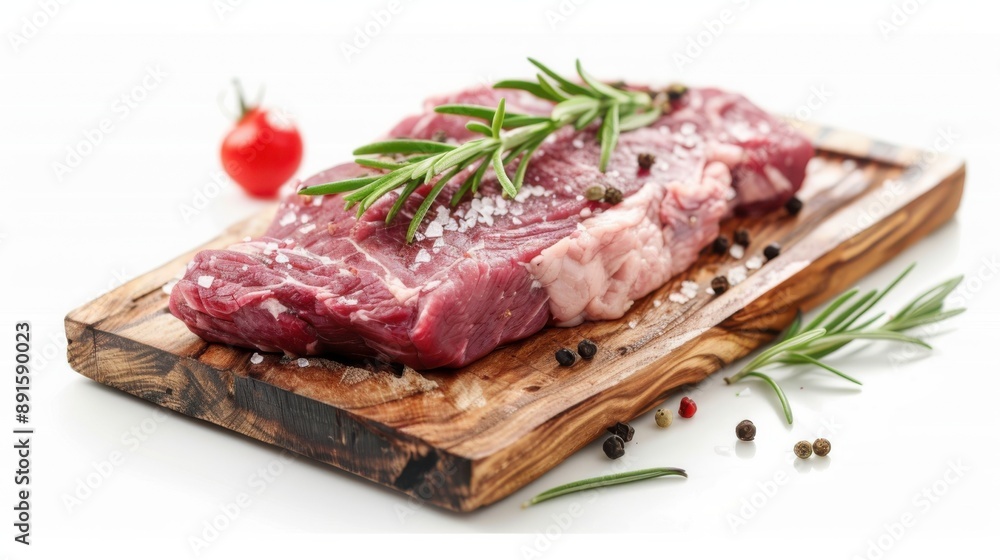 Fillet steak beef meat isolated on white background. Fillet steak beef meat isolated on white background.