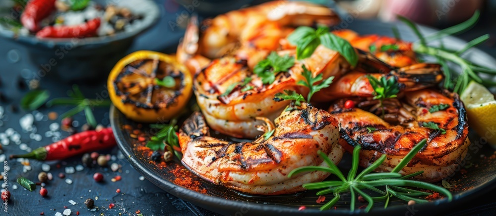 Grilled Prawns with Lemon and Herbs Grilled Prawns with Lemon and Herbs
