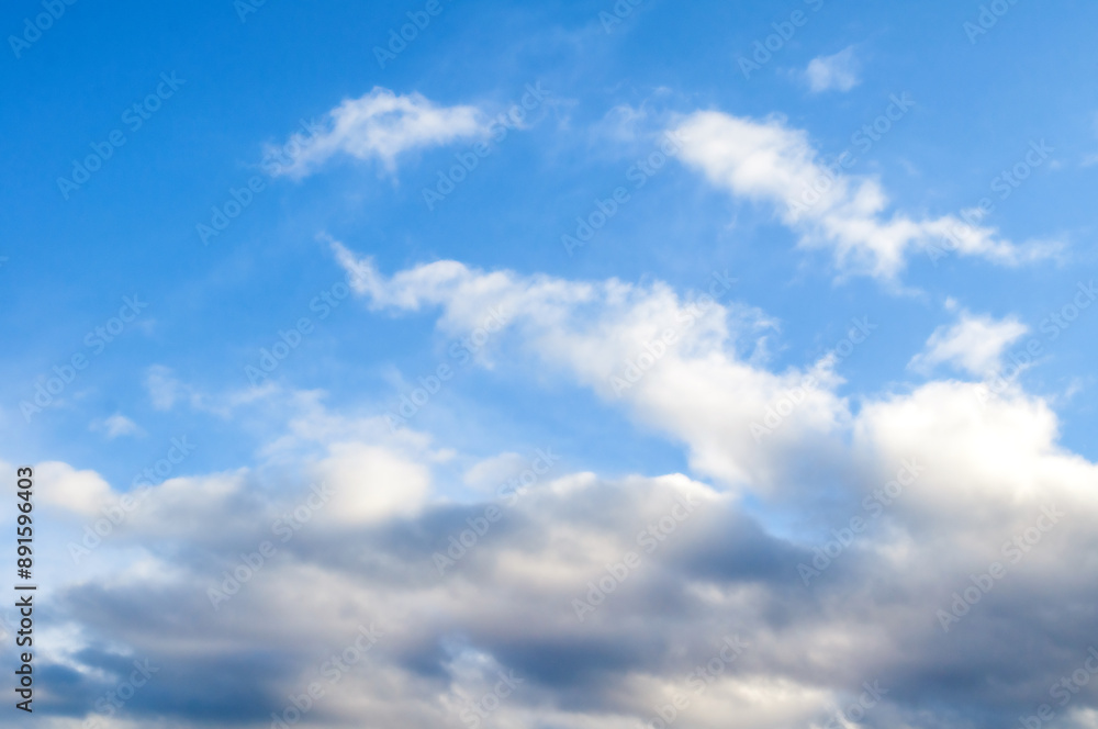 Sky landcape. Blue sky background with white dramatic colorful clouds, Sky landcape. Blue sky background with white dramatic colorful clouds,