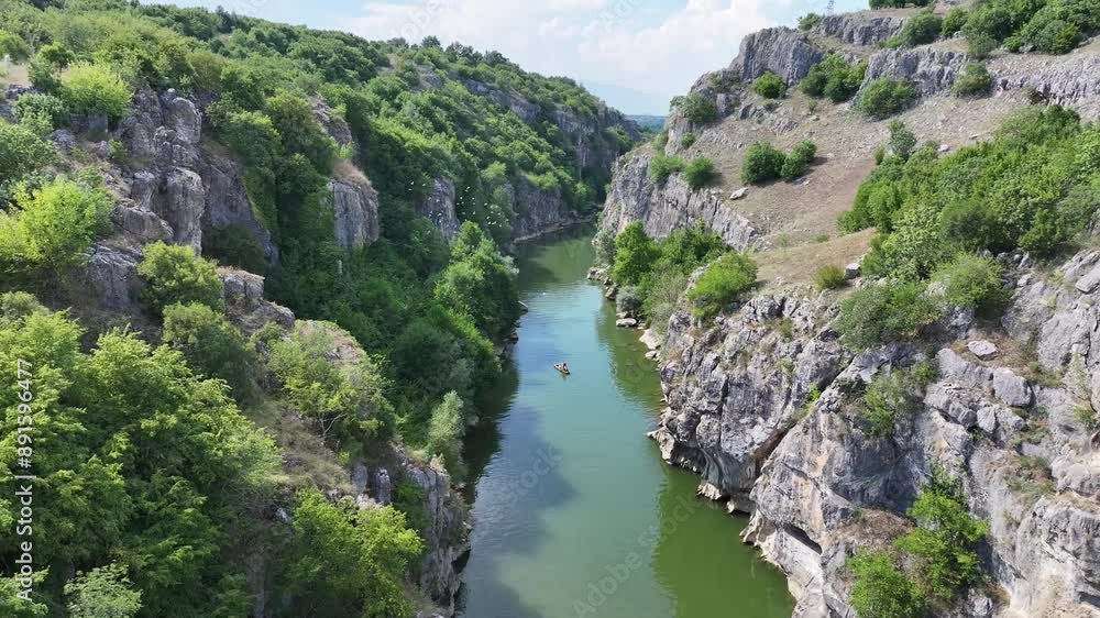 Kosova, Gjakova, river White Drin Canyon Kosova, Gjakova, river White Drin Canyon