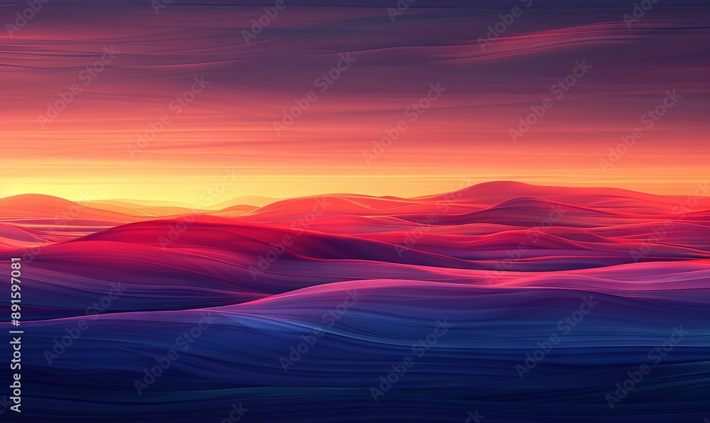 Soft gradient background in sunset colors Soft gradient background in sunset colors