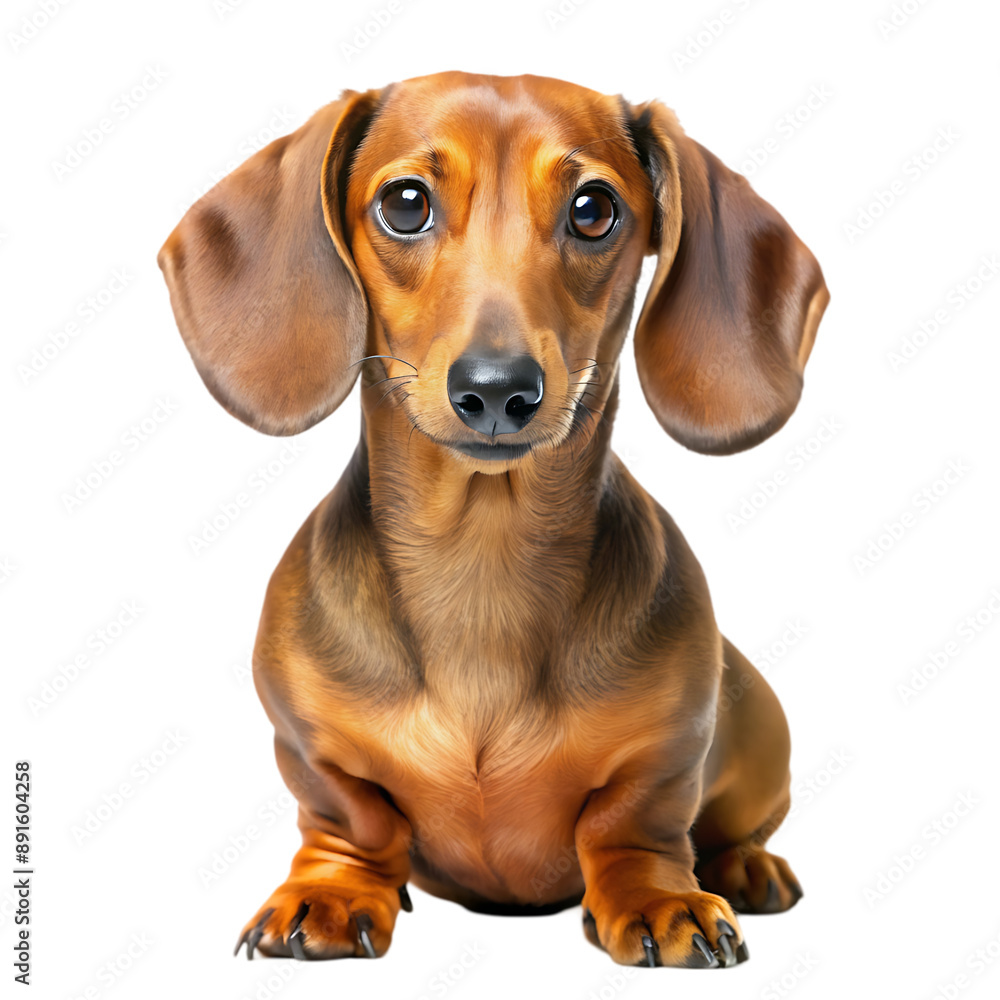 dachshund dog isolated on white background dachshund dog isolated on white background