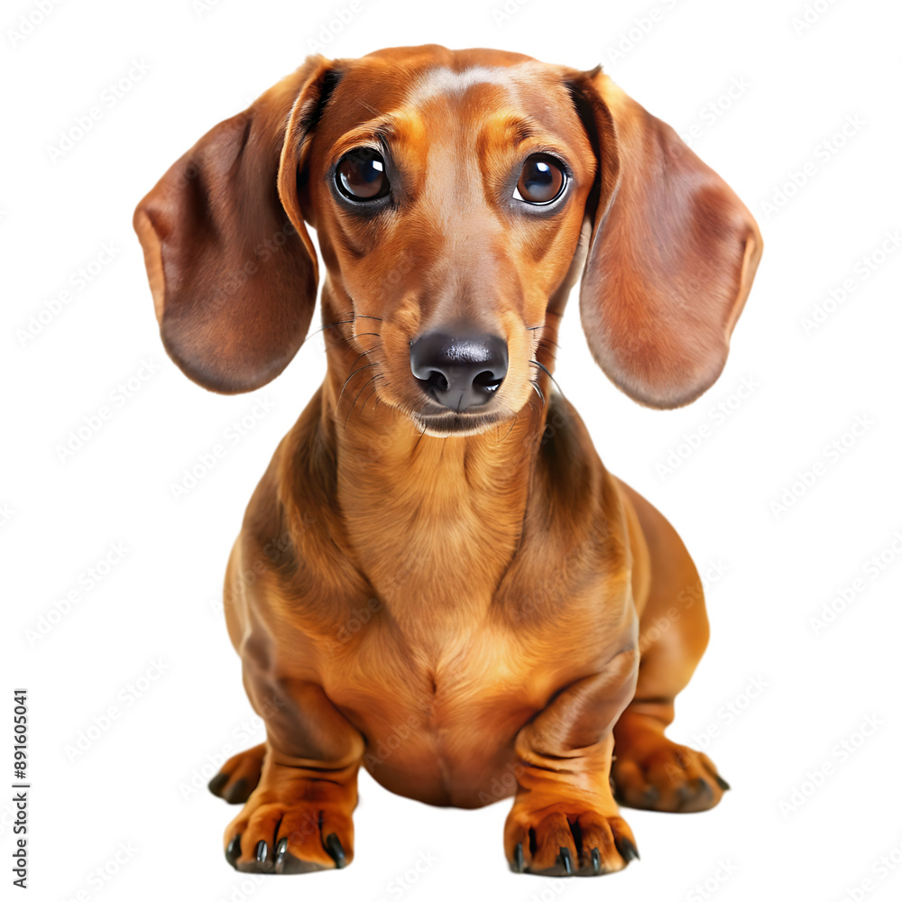 dachshund dog isolated on white background dachshund dog isolated on white background