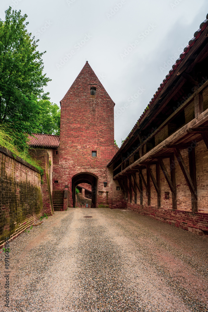 View of Trausnitz Castle in Landshut, Germany. View of Trausnitz Castle in Landshut, Germany.