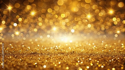Golden sparkle background with dazzling gleaming, texture, sparkle, glimmer, glitter, shiny