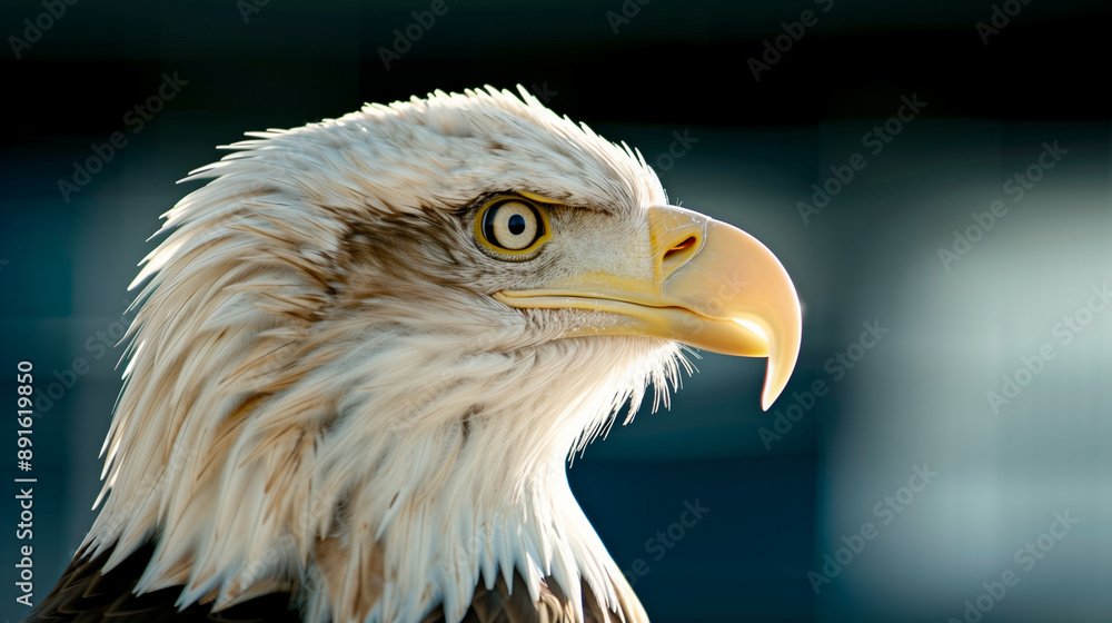 Close-Up Portrait of a Majestic Bald Eagle Close-Up Portrait of a Majestic Bald Eagle