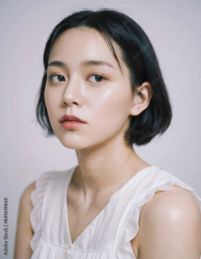 Model Name Victoria) Free portrait rights and super high quality AI art. 20s Asian black hair female professional model Model Name Victoria) Free portrait rights and super high quality AI art. 20s Asian black hair female professional model