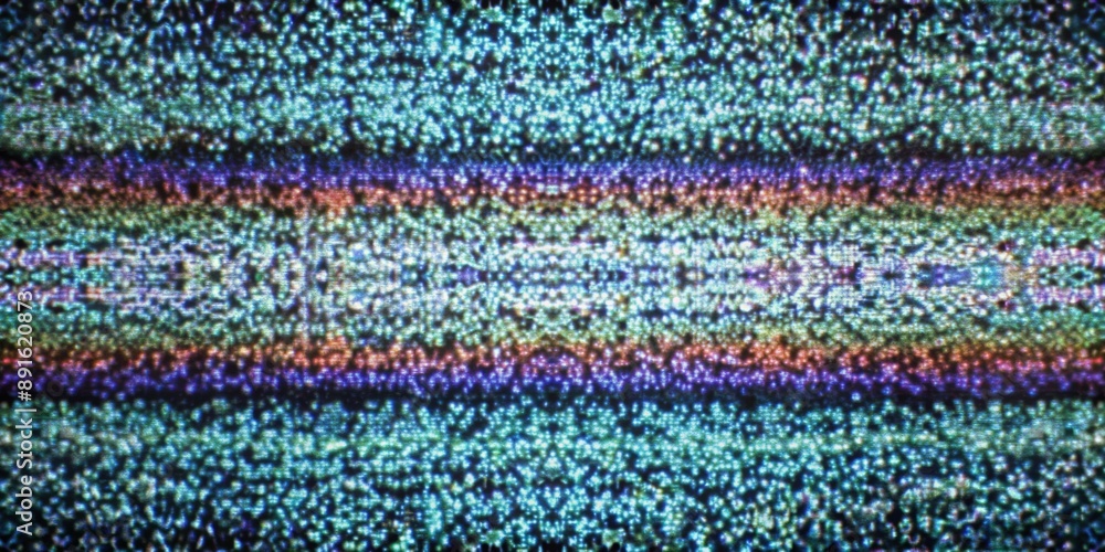 TV screen with static noise caused by poor signal reception TV screen with static noise caused by poor signal reception