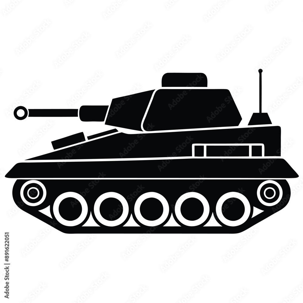 vector illustration of a military tank vector illustration of a military tank