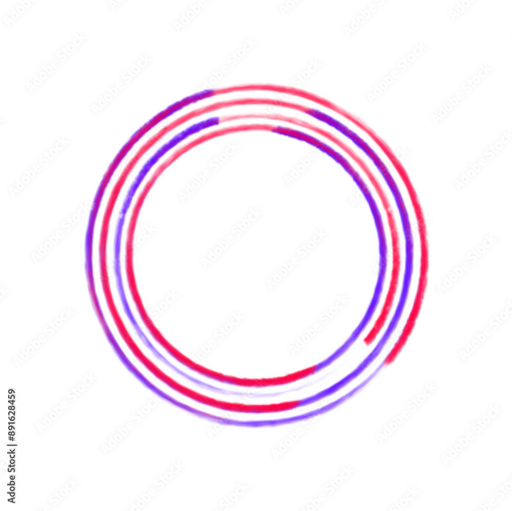 Colorful circle brush strokes Colorful circle brush strokes