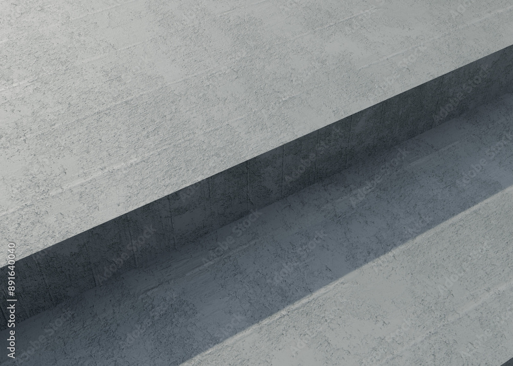 Fototapeta premium Podium display gray mockup background