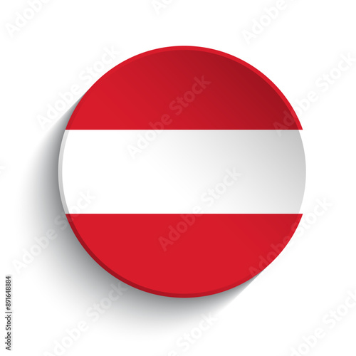 Austria flag button