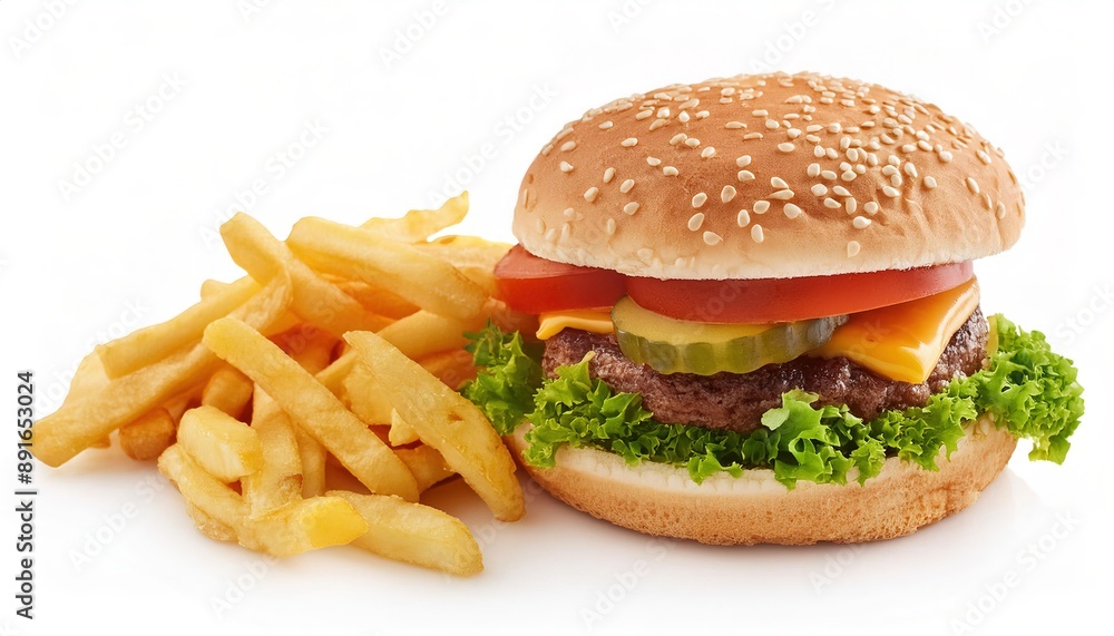 hamburger, cheeseburger or burger is a dish consisting of filling, usually a patty of ground flame broiled meat, typically beef placed inside a sliced bun or bread roll. served with french fries hamburger, cheeseburger or burger is a dish consisting of filling, usually a patty of ground flame broiled meat, typically beef placed inside a sliced bun or bread roll. served with french fries