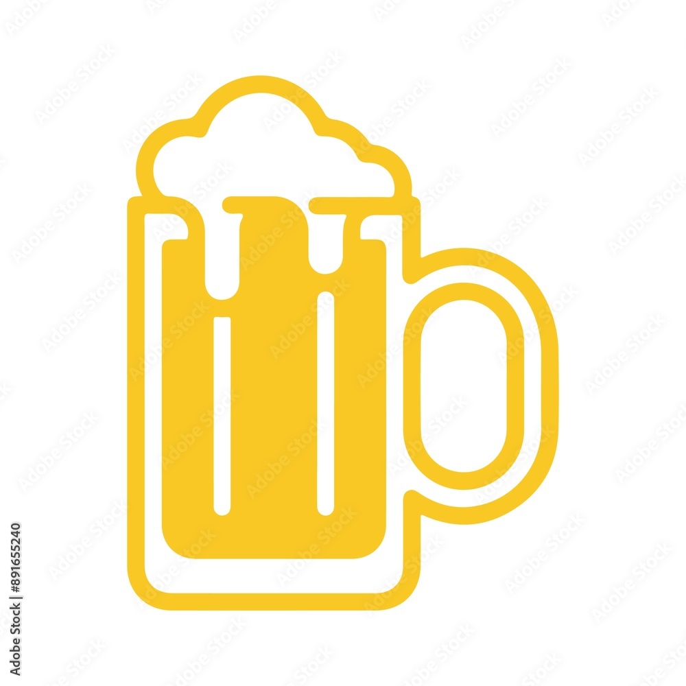 Beer clip art design on plain white transparent isolated background for card, shirt, hoodie, sweatshirt, apparel, tag, mug, icon, poster or badge Beer clip art design on plain white transparent isolated background for card, shirt, hoodie, sweatshirt, apparel, tag, mug, icon, poster or badge
