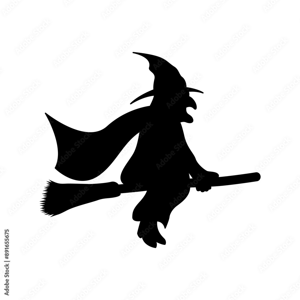 Fototapeta premium Halloween clip art design on plain white transparent isolated background for card, shirt, hoodie, sweatshirt, apparel, card, tag, mug, icon, poster or badge