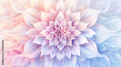 A beautiful mandala flower pattern background