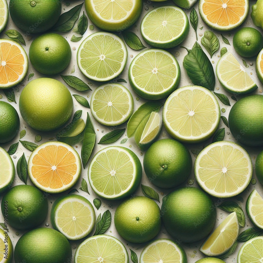 lime and lemon texture isolated on a white background lime and lemon texture isolated on a white background