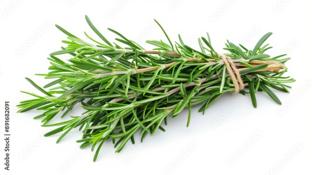 bunch of fresh rosemary isolated on white background. clean fresh vegetables concept for deisgner. Vegetables isolated on white. Photo realistic photo. bunch of fresh rosemary isolated on white background. clean fresh vegetables concept for deisgner. Vegetables isolated on white. Photo realistic photo.