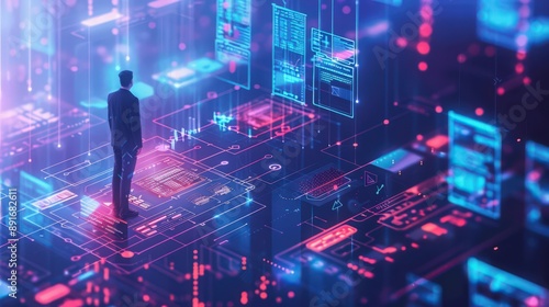 Learn about the future of the financial services industry, integrating AI, blockchain, and digital banking to enhance customer experiences and operational efficiency.