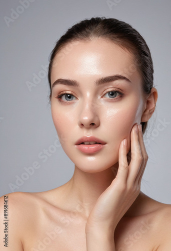  Write a product description for a hydrating face mist targeting dry skin. 