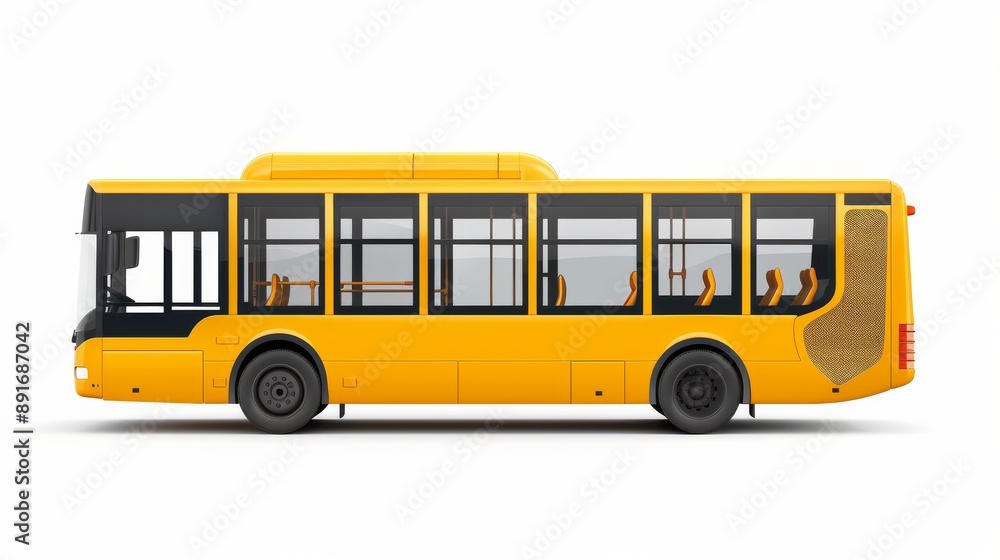 bus isolated on white background. Vehicles isolated on white. Photo realistic photo. bus isolated on white background. Vehicles isolated on white. Photo realistic photo.
