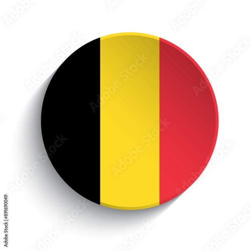 Belgium flag button