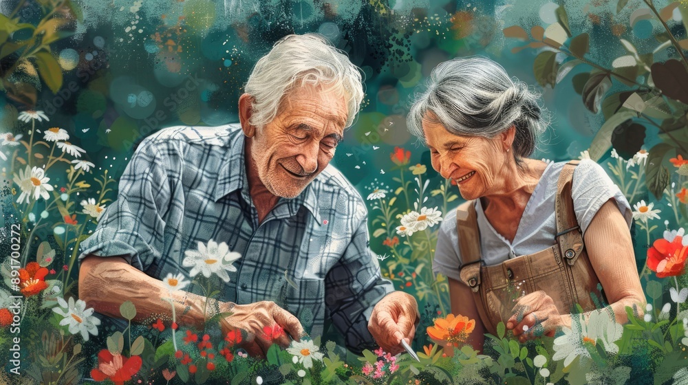 Fototapeta premium Aging Society