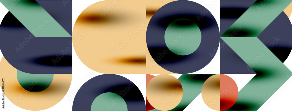 Circle pattern, round elements with lines and arrows composition for wallpaper, banner, background or landing Circle pattern, round elements with lines and arrows composition for wallpaper, banner, background or landing