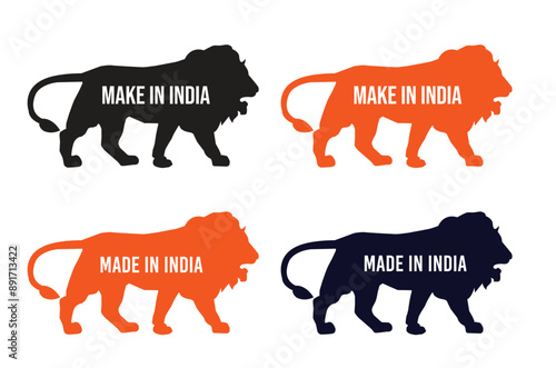 made in India icon vector illustration. industrial development concept