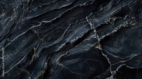 Black marbled surface