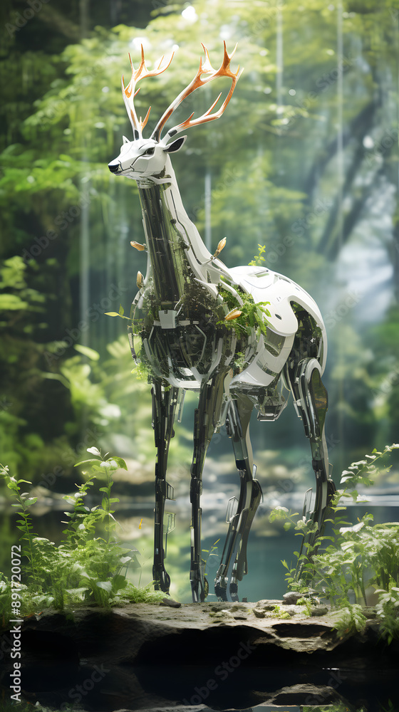 Robot Deer Sanctuary Resident Robot Deer Sanctuary Resident